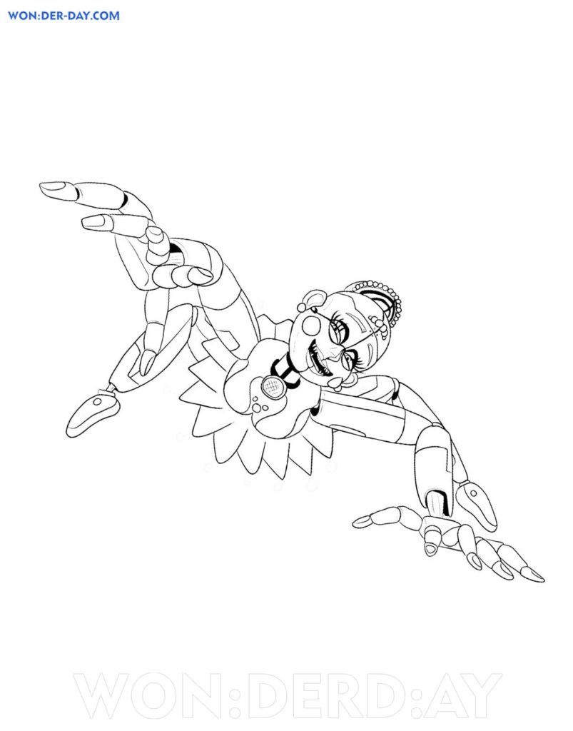 Five nights at freddys coloring pages