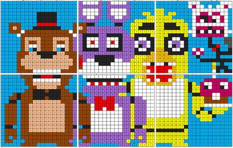 Fnaf coloring pages