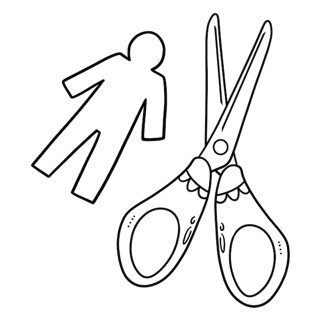 Premium vector paint palette isolated coloring page for kids