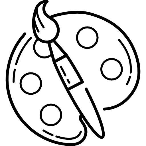 Pat palette free icons designed by eight black dots pat icon vector icon design icon design