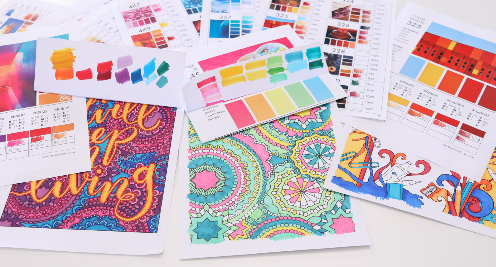 How to use a color palette