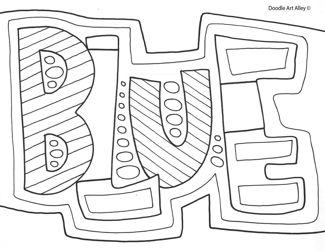 Colors coloring pages