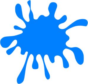Blue spot clip art clip art silouette cameo projects abc coloring pages