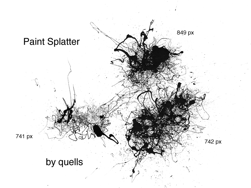 Paint splatter by quells on