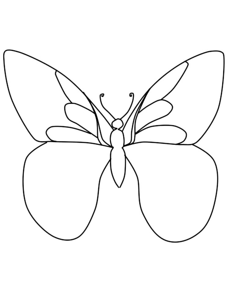 Free printable butterfly coloring pages for kids