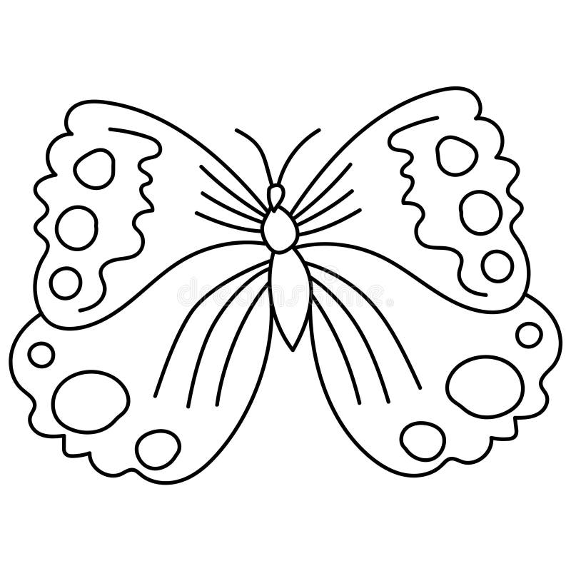 Colouring page monarch butterfly stock illustrations â colouring page monarch butterfly stock illustrations vectors clipart