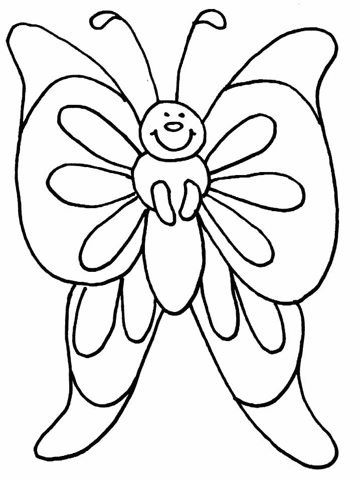 Free printable butterfly coloring pages for kids
