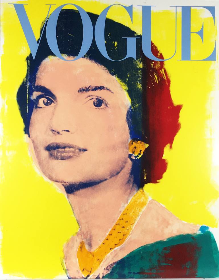 Vogue magazine jackie kennedy painting painting by dane shue saatchi art