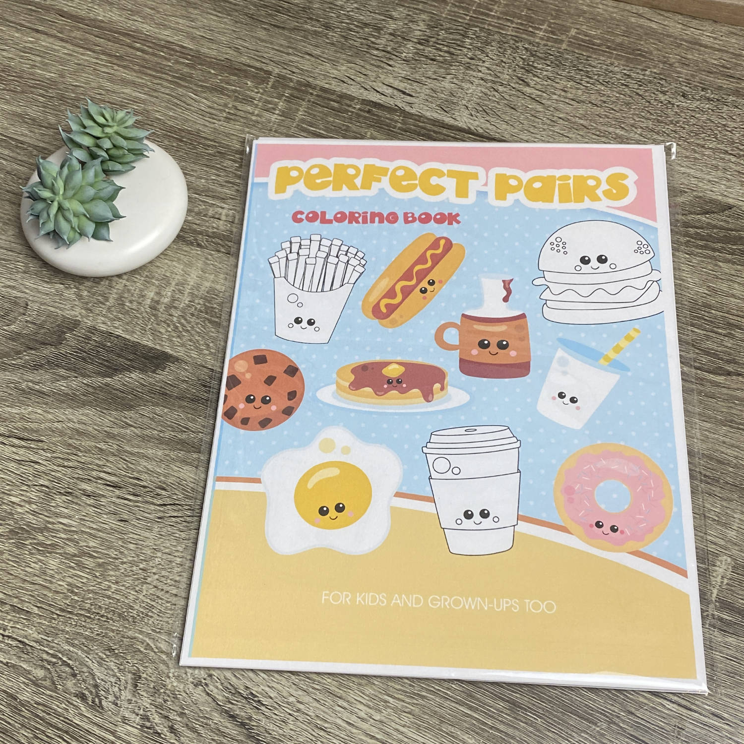 Perfect pairs food coloring pages lb vellum bristol paper kids â