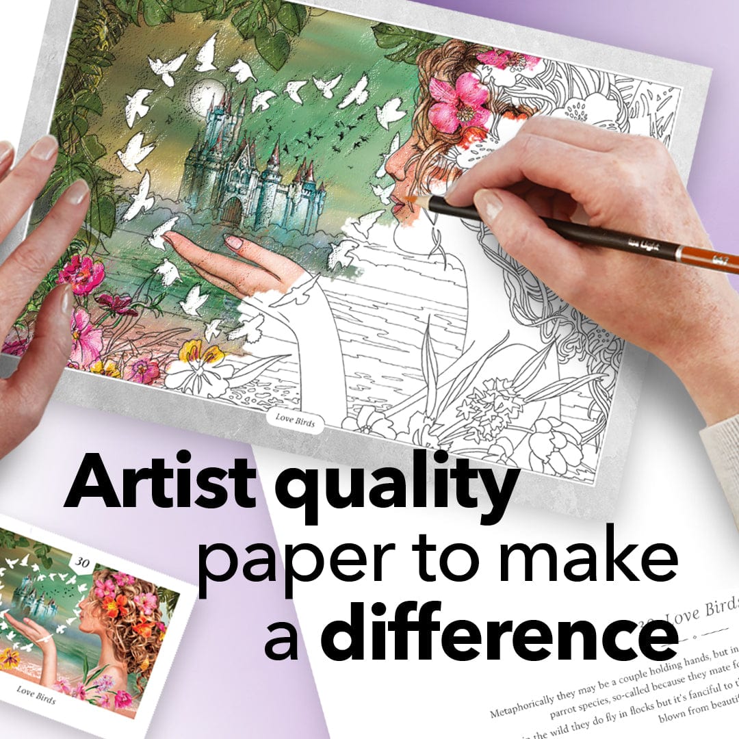 Castle arts page enchanting fantasy coloring book â castle arts usa