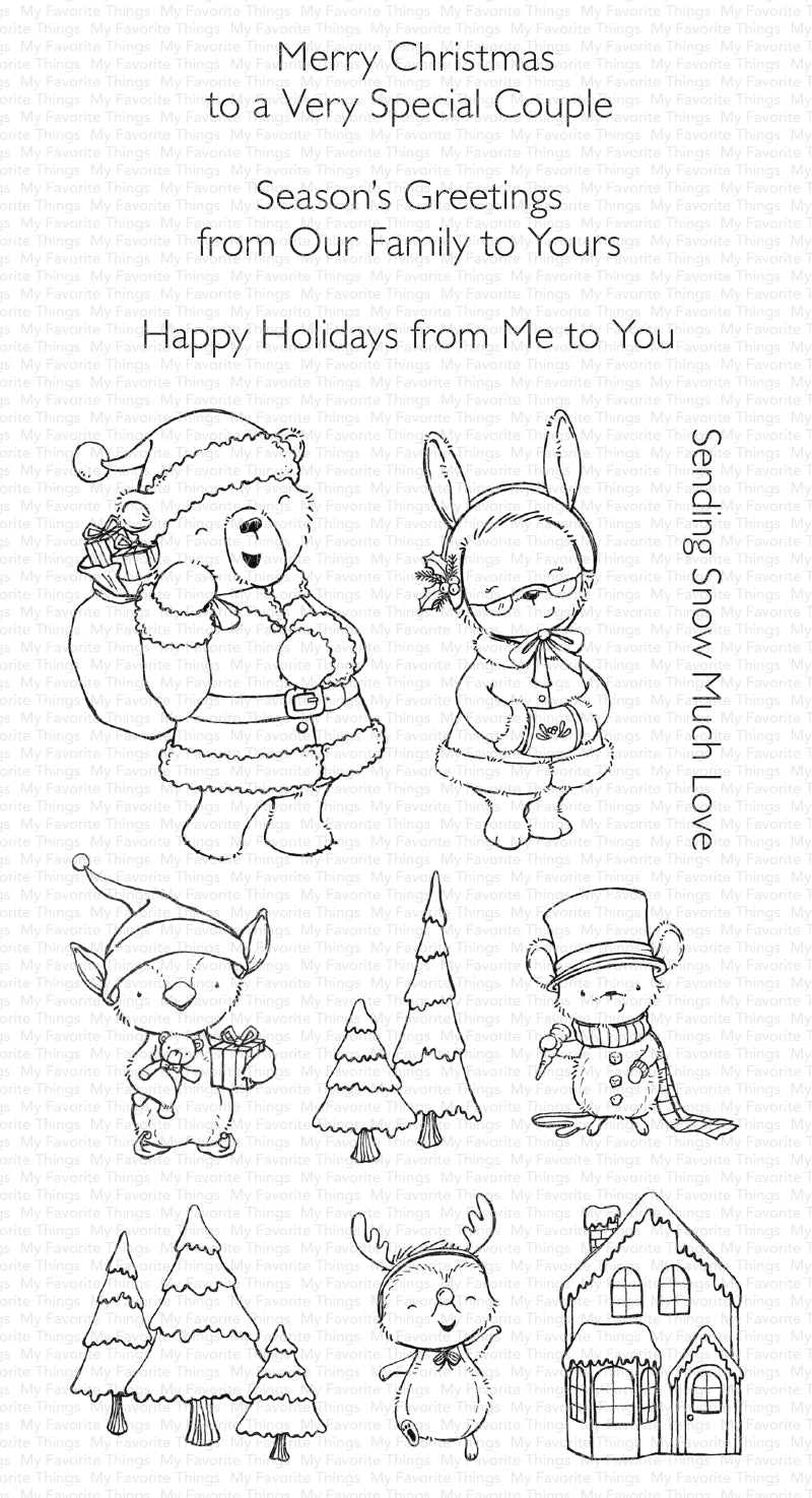 My favorite things christmas characters clear stamps sy â simon says stamp