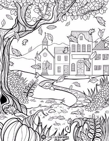 Dibujos para colorear de otoão paisajes paisaje para colorear dibujos para colorear paisajes dibujos para colorear adultos