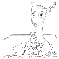 Cute free printable llama coloring pages online