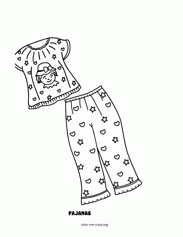 Free coloring pages kids in pajamas download free coloring pages kids in pajamas png images free cliparts on clipart library