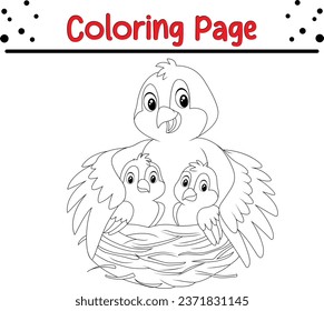 Imãgenes fotos de stock objetos en d y vectores sobre bird nest coloring page