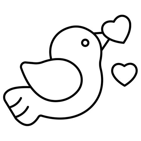 Bird cartoon coloring page cliparts stock vector and royalty free bird cartoon coloring page illustrations