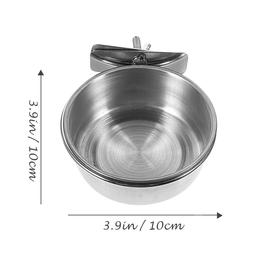 Pcs jaulas para pajaros periquitos bird cage food bowl food bowl stainless