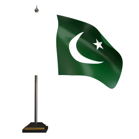 D pakistan flag illustrations
