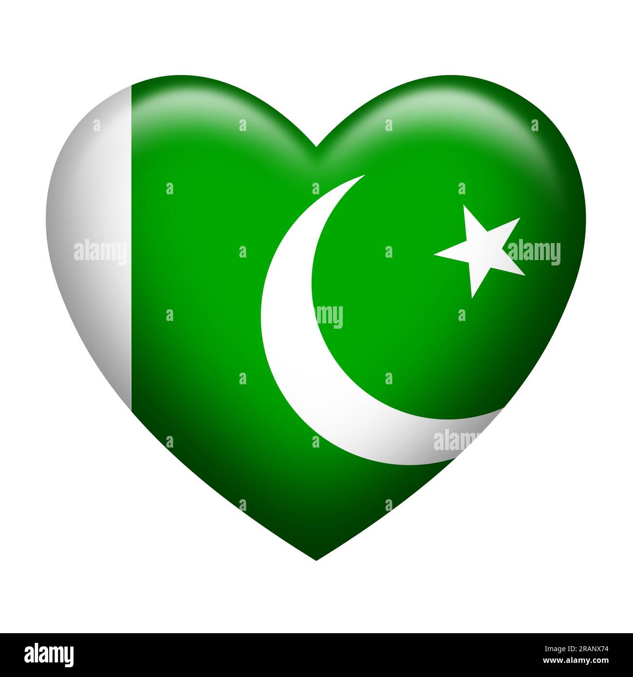 Love pakistan heart flag icon hi
