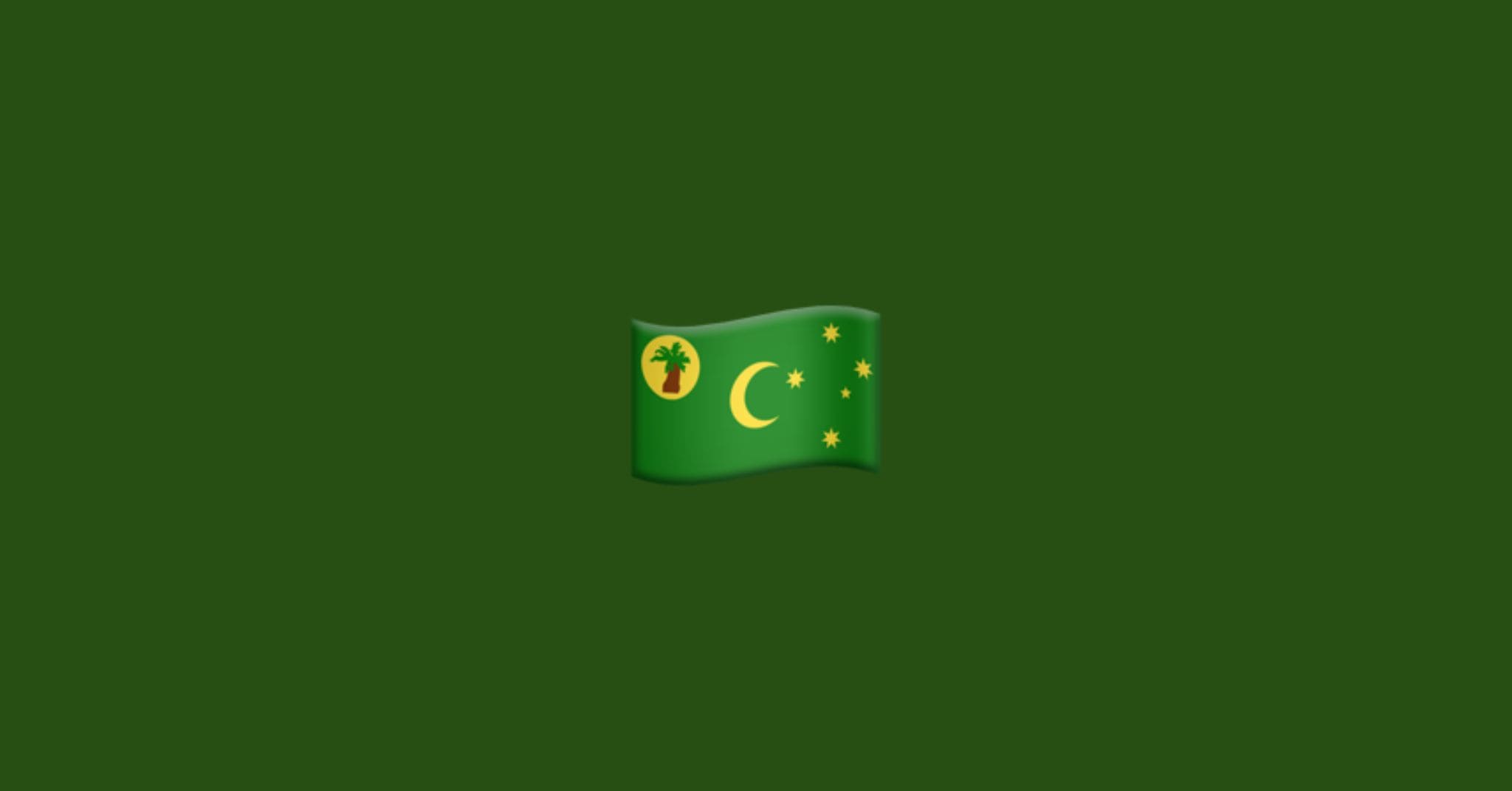 Green flag emoji other flag emojis contains green color