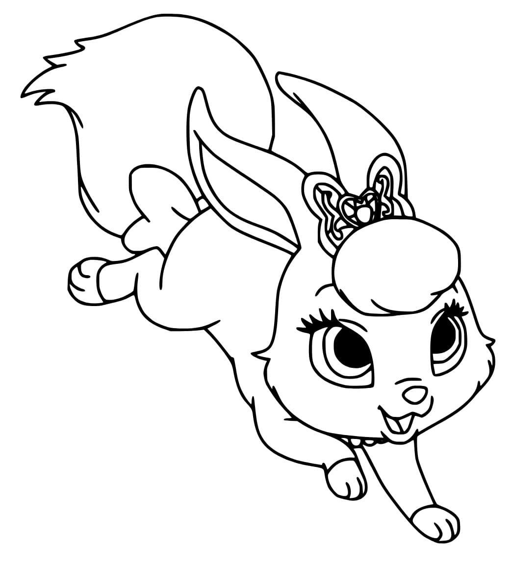 Palace pets berry coloring page