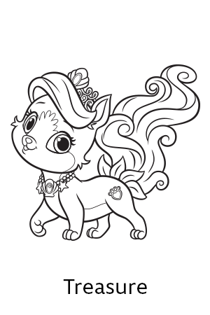 Disneys princess palace pets free coloring pages and printables palace pets puppy coloring pages free coloring pages