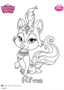 Disney palace pets coloring pages free coloring pages