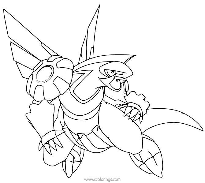 Palkia pokemon coloring pages