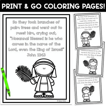 John activity palm sunday coloring pages and posters christian bible