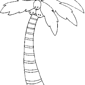 Palm tree coloring pages printable for free download