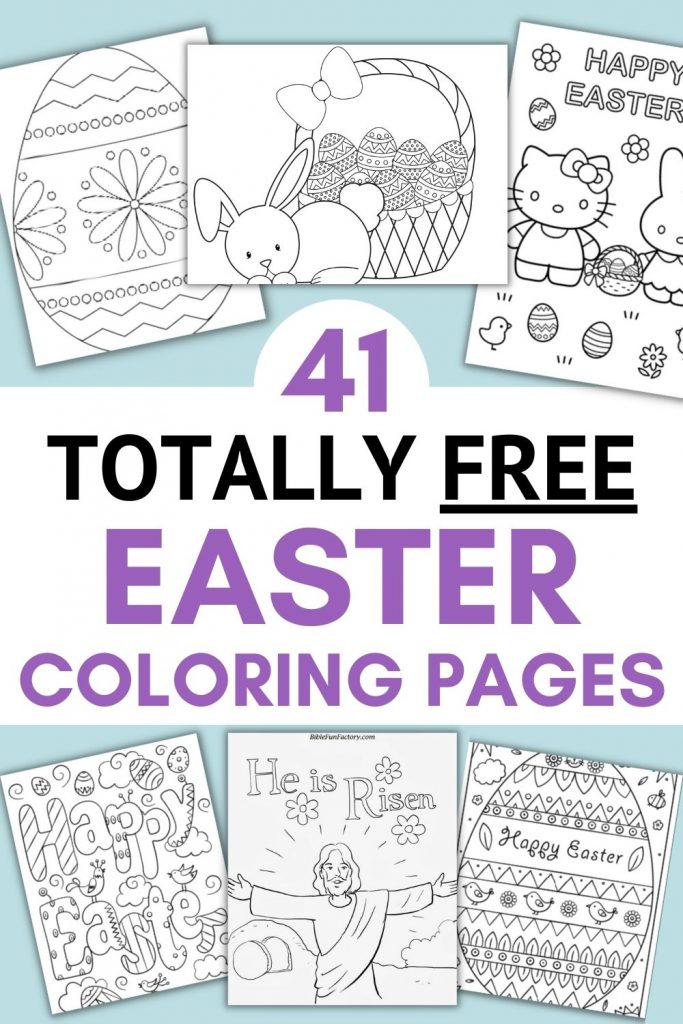 Free easter coloring pages
