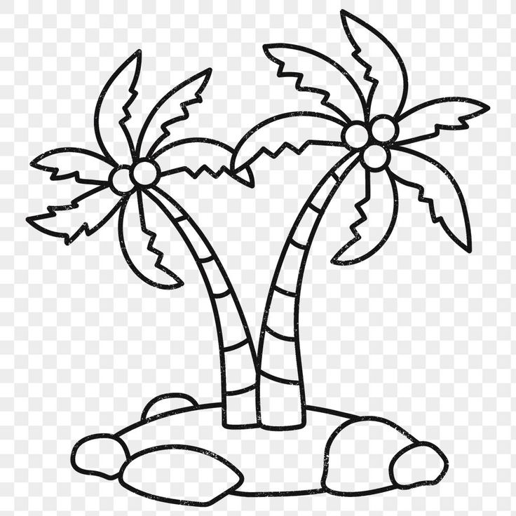 Download premium png of coconut tree png sticker doodle transparent background about summer coloring pages illuâ summer coloring pages drawings line drawing