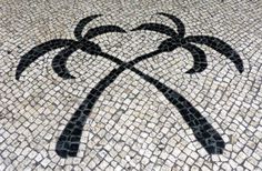 Palm tree mosaics ideas tree mosaic mosaic mosaic art