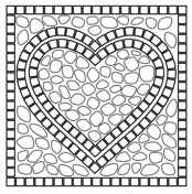 Christmas tree mosaic coloring page free printable coloring pages