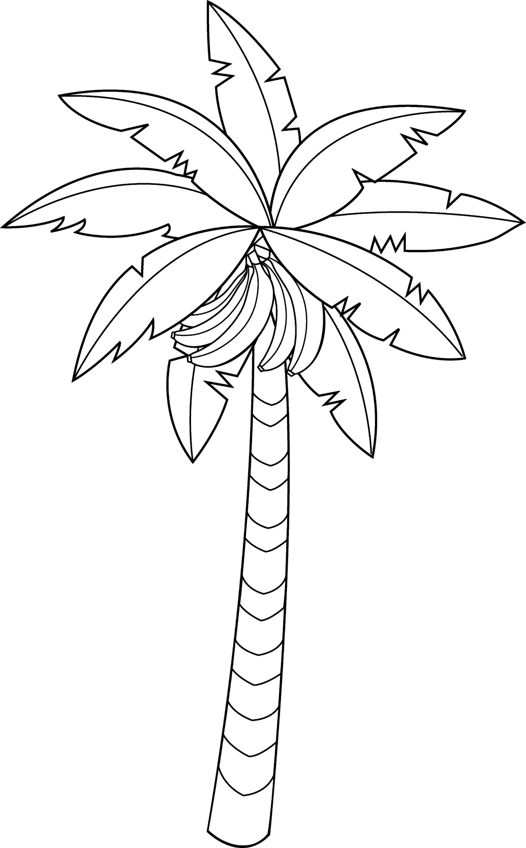 Easy banana tree drawing hd download free download