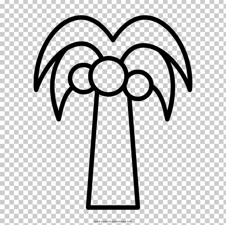 Drawing coloring book coconut tree black and white png clipart area artwork black and white child