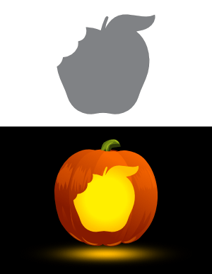 Free printable nature pumpkin stencils page