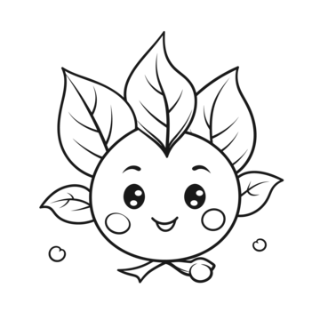 Tree leaves coloring page png transparent images free download vector files