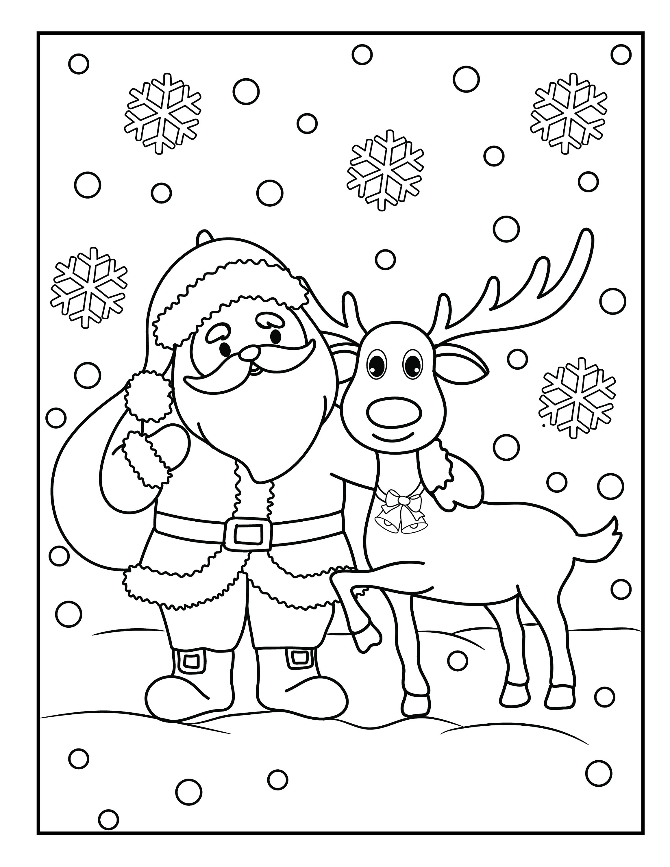 Page christmas printables coloring book christmas coloring pages digital download not a physical product