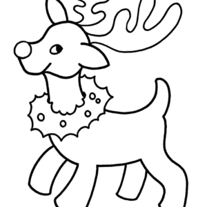 Easy christmas coloring pages printable for free download