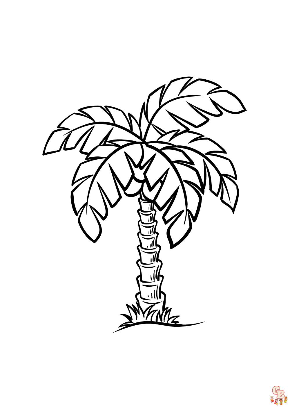Fun and free tree coloring pages for kids