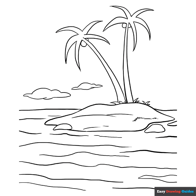 Free printable landscape coloring pages for kids