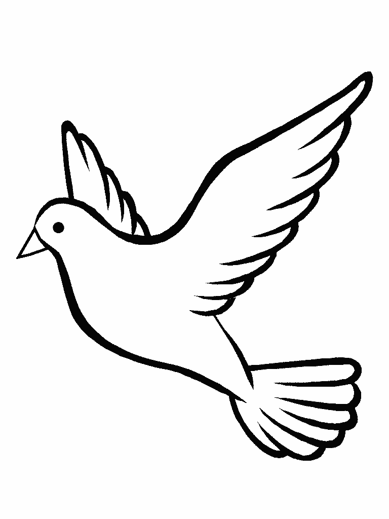 Palomaparacolorearpintargif ã dibujos de palomas paloma de la paz siluetas de palomas