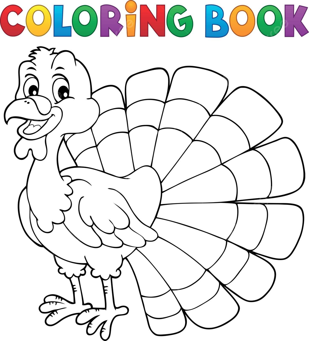 Dibujo de libro para colorear pavo pãjaro tema feliz colorante pintura vector png dibujos dibujo de pavo dibujo de libro dibujo de pãjaro png y vector para dcargar gratis