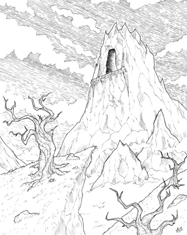Peètera de munte de colorat desene de colorat gratis