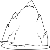 Mountains coloring pages free coloring pages