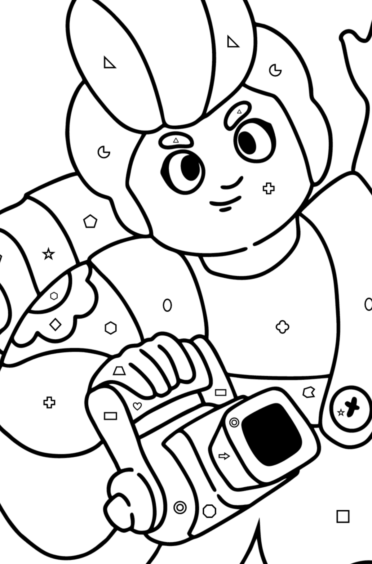 Brawl stars pam coloring page â online and print for free