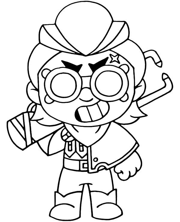 Top brawl stars coloring pages