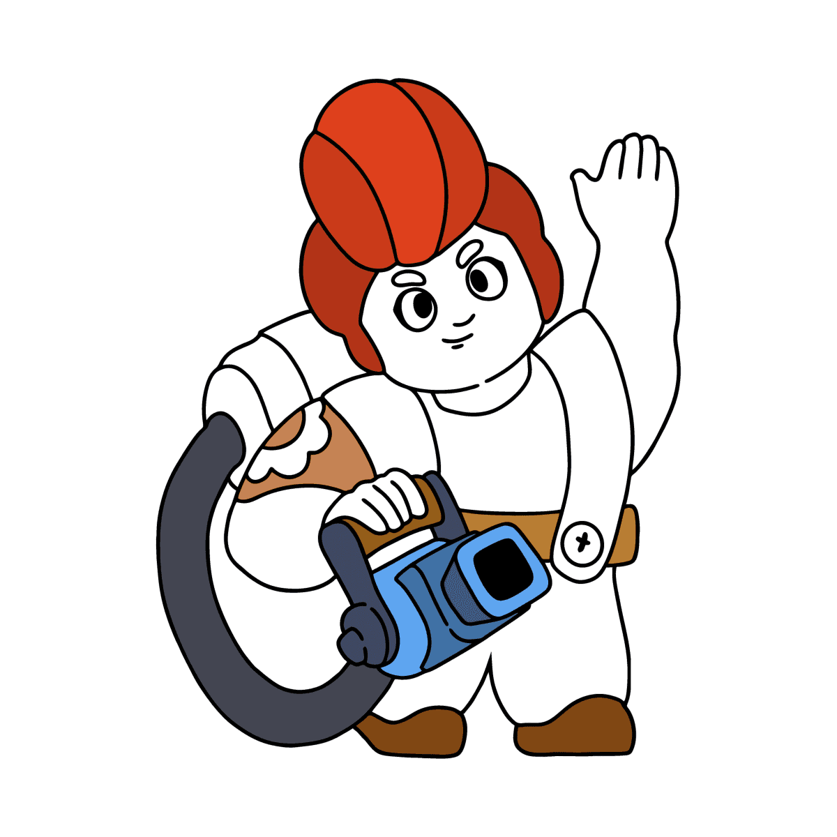 Brawl stars pam coloring page â online and print for free