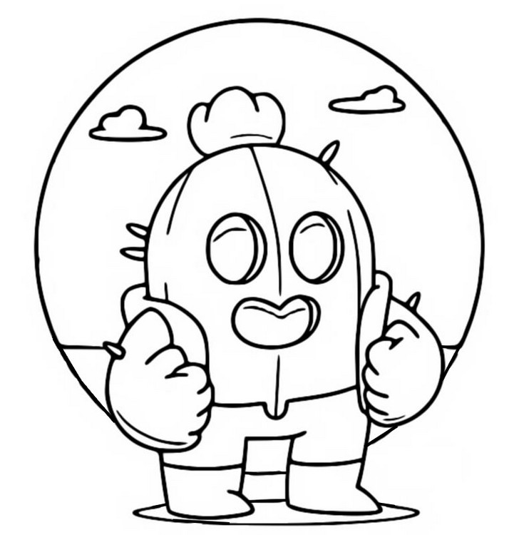 Coloring pages brawl stars